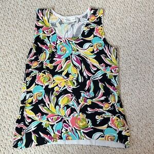 August silk tank top